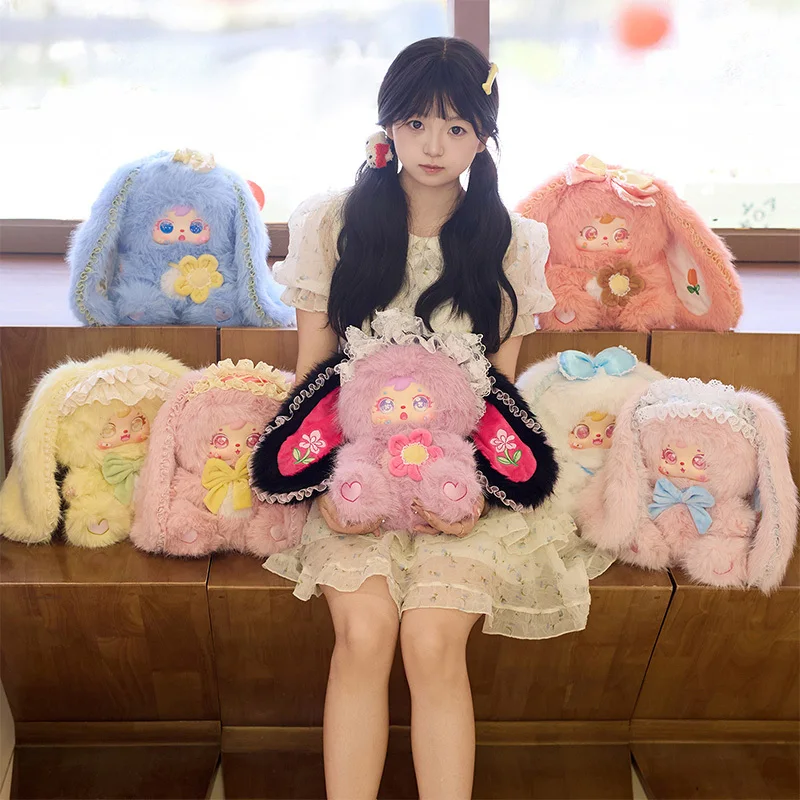 

Discover Samuel's Three Little Hairy Bunny Elf 680% Jumbo Plush Blind Box - A Trendy Surprise Toy for Girls' Birthday Gifts