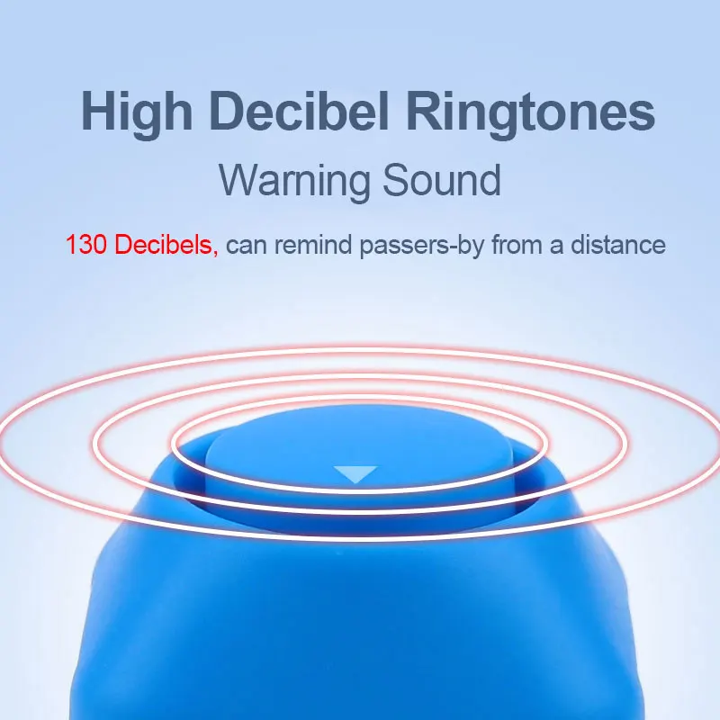 Bike Electronic Loud Horn 130 db Warning Safety Electric Bell Police Siren Bicycle Handlebar Alarm Ring Bell Cycling Scooter