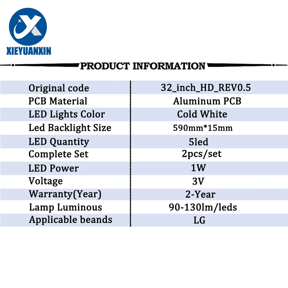 LEDバックライトストリップ,2個,lig,590mm,32lh,5led,32lh510b,32lf510b,32lh590u,32lh51hd,32lh516a,svl320al5,32lh51_hd用