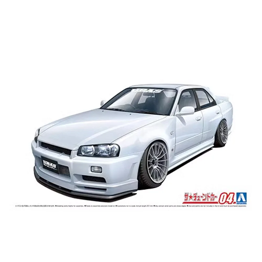 

Aoshima 05534 1/24 Scale Skyline ER34 Uras Type-R 01 Sport Car Model Building Assembly Kit