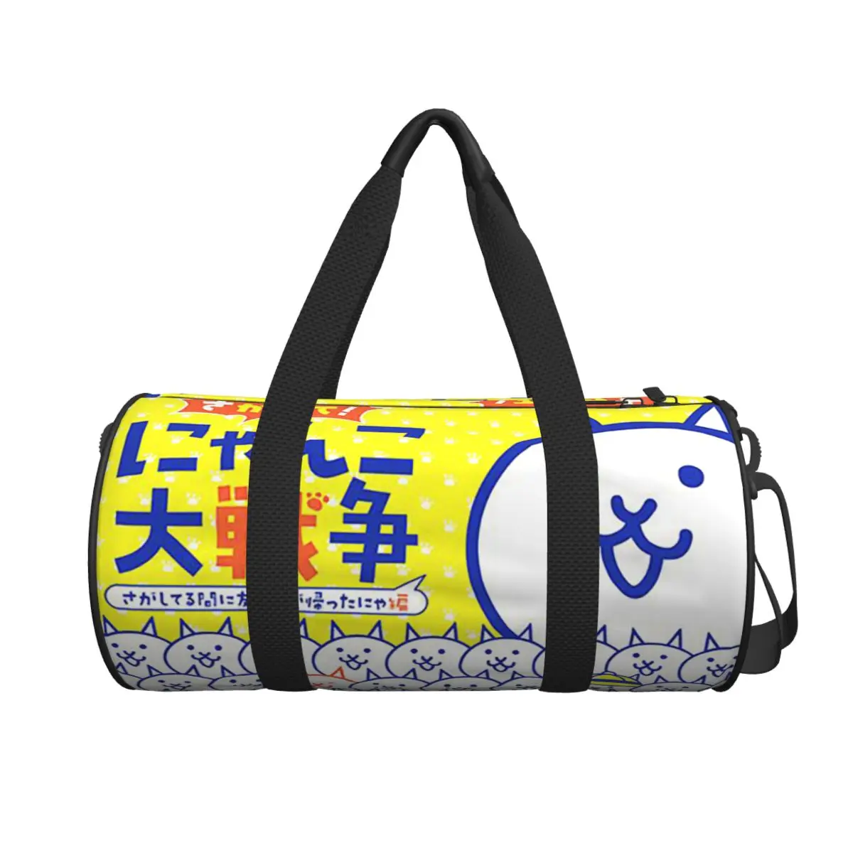 

The Battle Cats Large Duffle Gym Bag Waterproof Duffle Travel Bags Handbags Fitness bag
