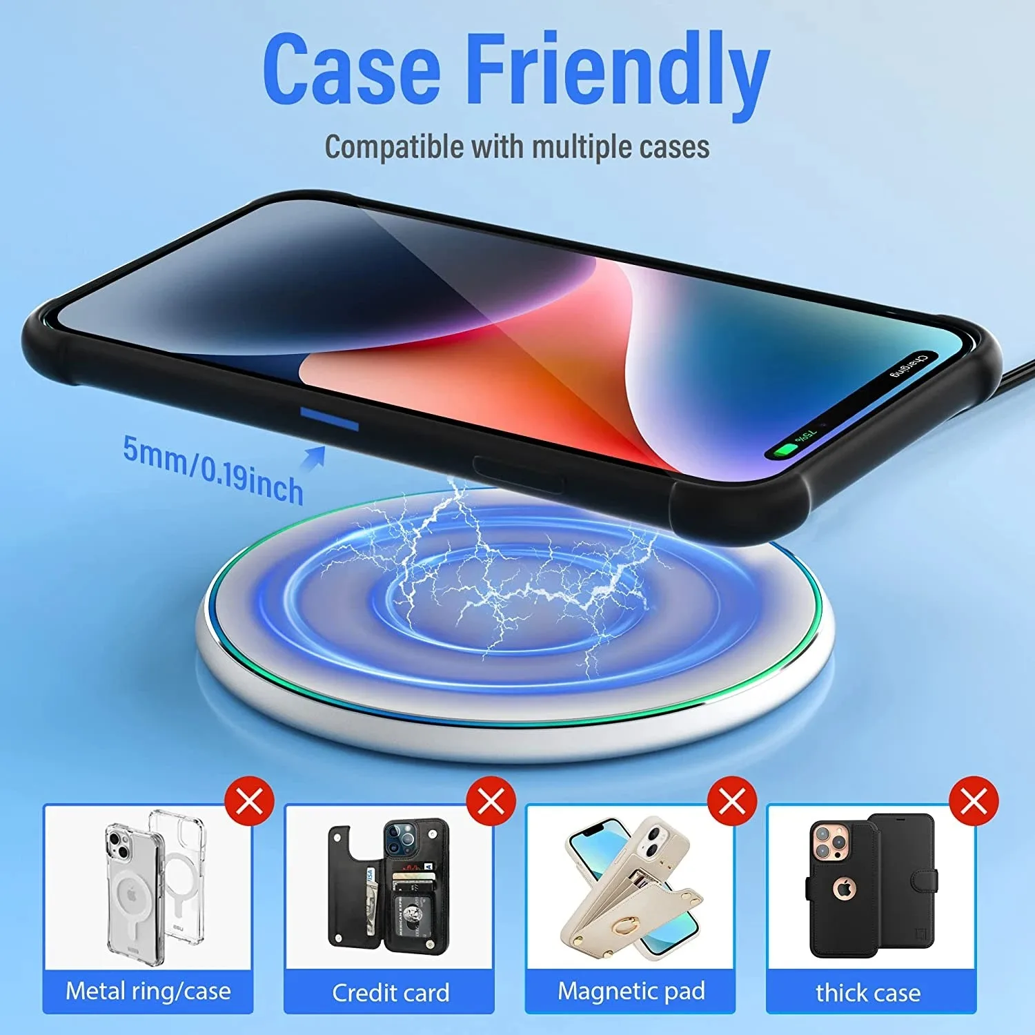 30W Wireless Charger Pad สำหรับ iPhone 14 13 12 Pro Max 11 8 Samsung S23 S22 Xiaomi เครื่องชาร์จโทรศัพท์ induction Fast Charging Station