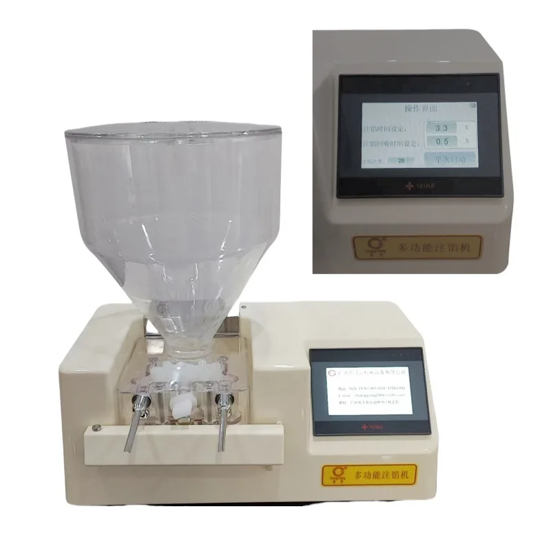 Table Top Electric Portable Cream Stuffing Machine For Cake And Puffs Making With Long Service Life