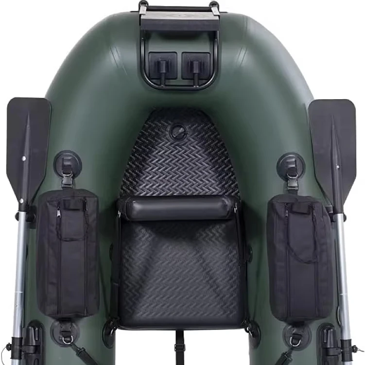 

1.65m PVC Inflatable Rubber Motor Boat 0.7mm Thick PVC Fishing Boat With Air Deck For River & Lake Sail