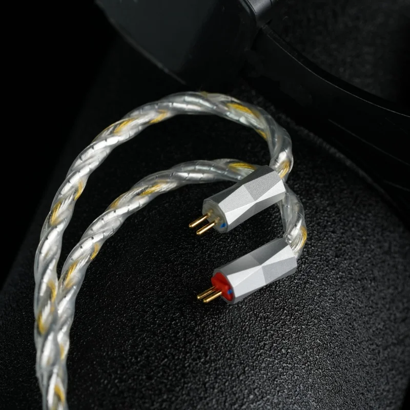 ZiSin-308 6-rdzeniowy kabel do aktualizacji słuchawek HIFI z 3,5/2,5/4,4 mm MMCX/QDC/TFZ 0,78 2Pin dla HEXA KATO Monarch IE900 TFZ