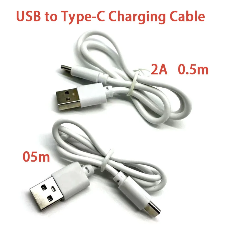 2PCS USB Type-C Cable 0.5m Fast Charging Data Cable  USB to Type- C Accessory Phone Accessor connector