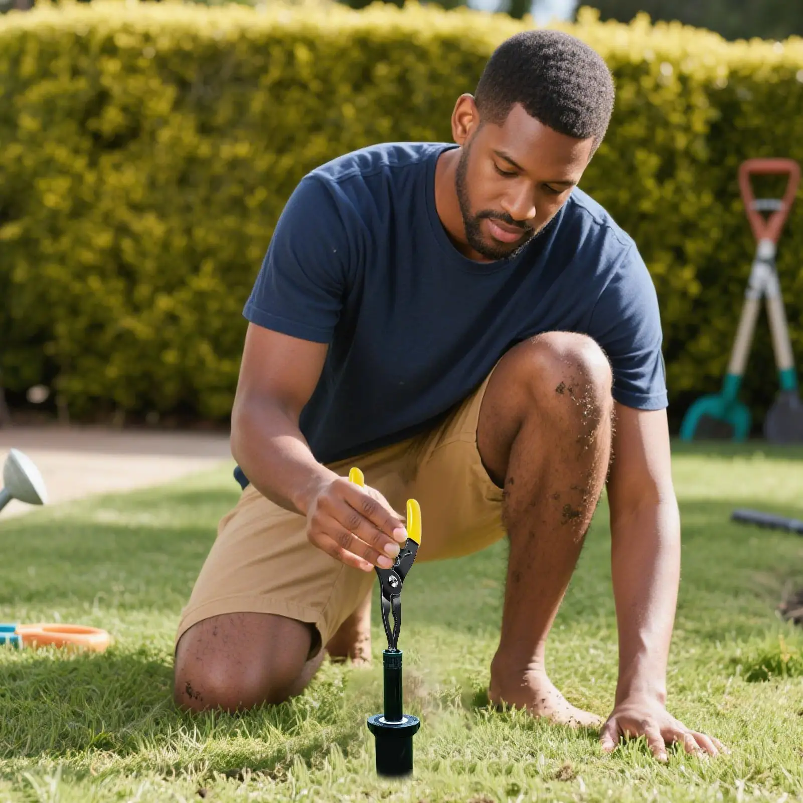 أداة ضبط الرش أداة محاذاة رأس الرش للحديقة لوازم الري الزراعية المضادة للانزلاق للزراعة #2