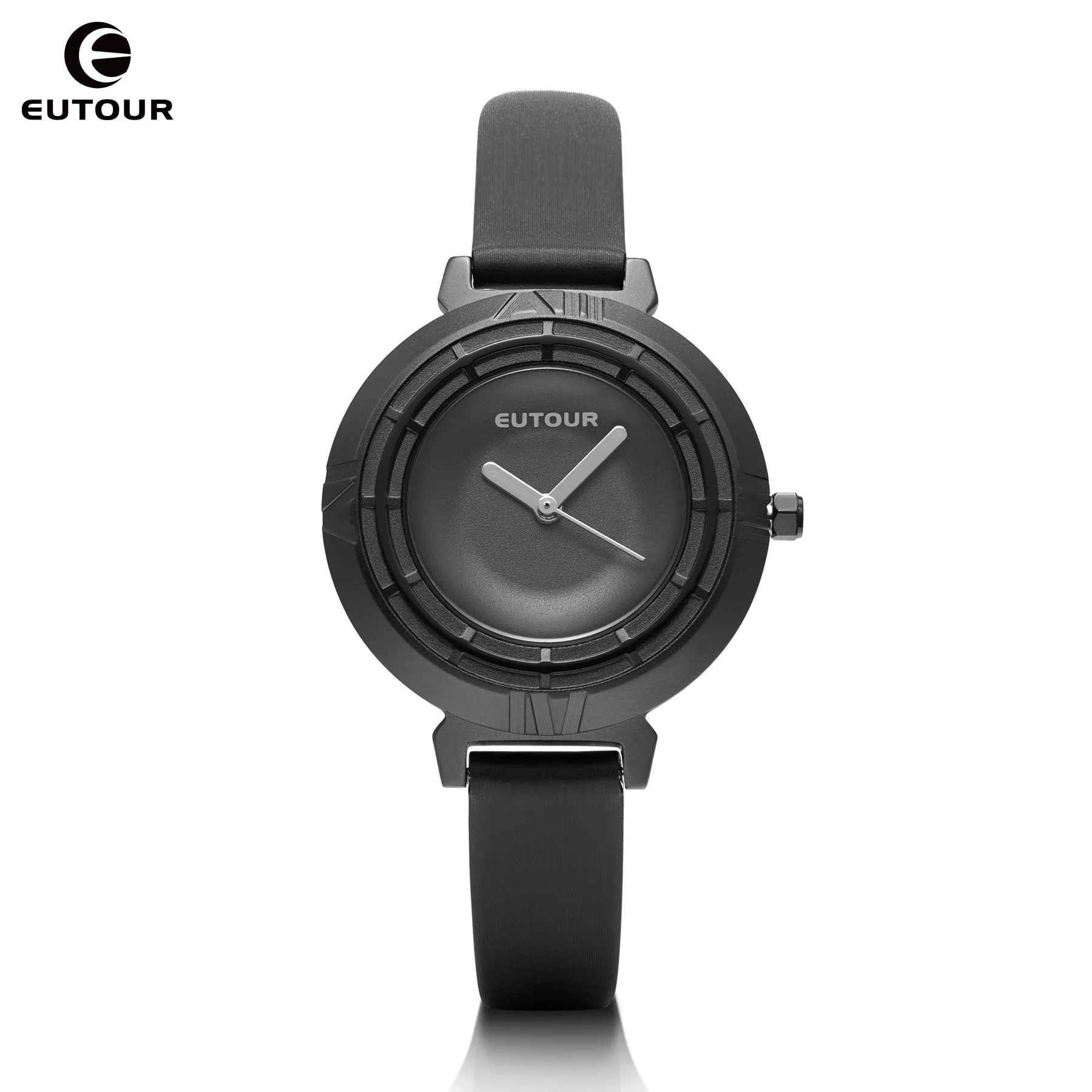 EUTOUR 2023 New Arrival Autumn Luxury Fashion  Round Women's  Elegant Waterproof Quartz Top Clock Girl's Watch