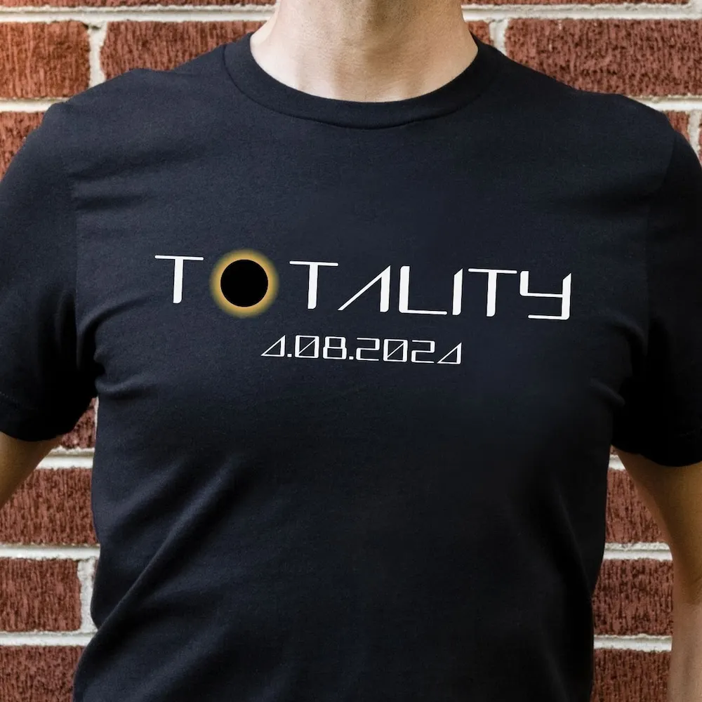 Total Solar Eclipse 2024 T Shirt Path Of Totality Us Viewing Party April 8