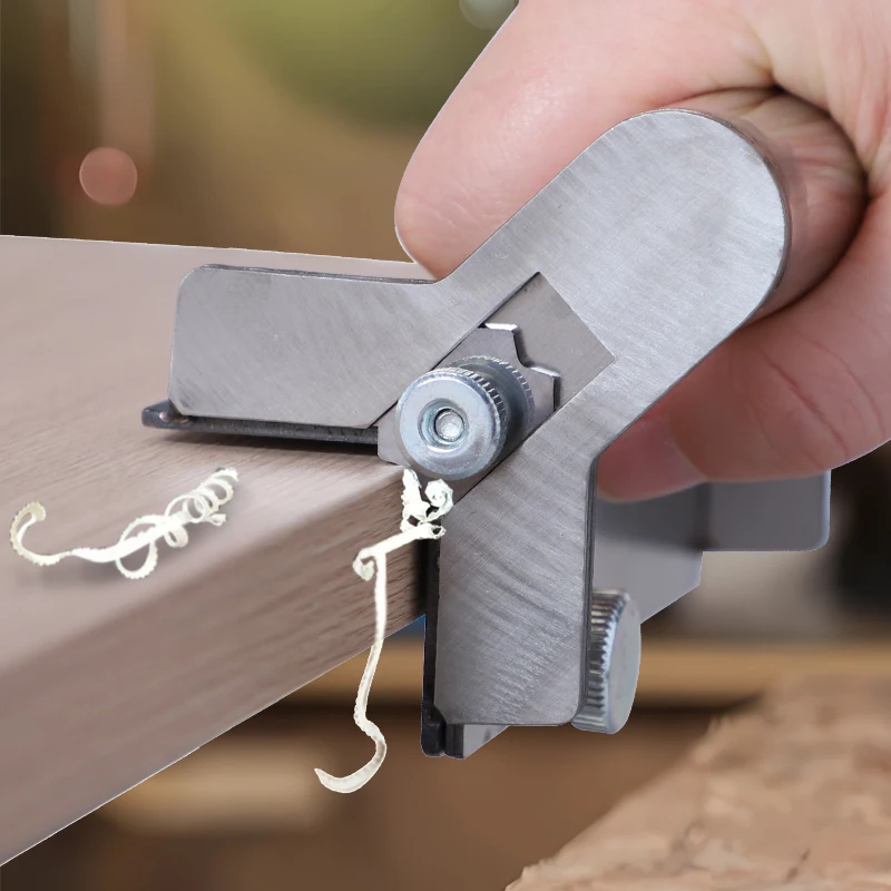 Lavorazione del legno lama bordo pialla angolare bordatura arco taglio pialla manuale smussatura del legno filetto raschietto bordo sbavatura