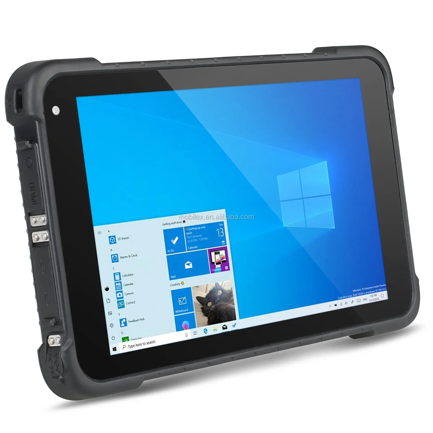 Wholesale Rugged 8 inch  rugged android tablet RTK  POE UHF RFID FingerPrint Barcode waterproof  oem