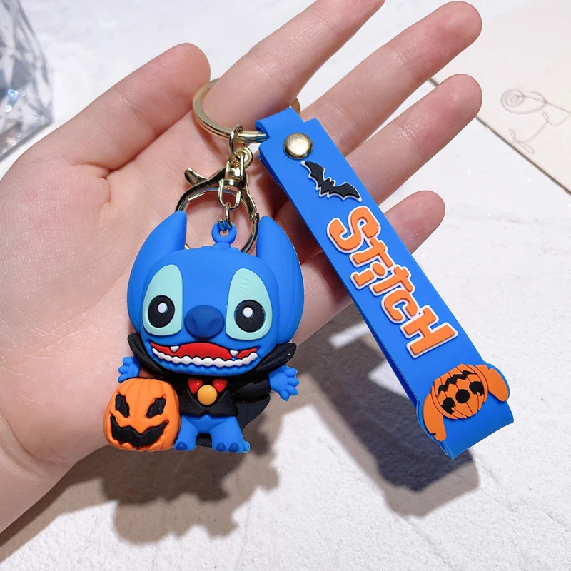 Kawaii Stitch Action Figure Keychain Accessories Lilo & Stitch Cute Doll Keyring Anime Figures Women Car Keychain Kids Toys Gift