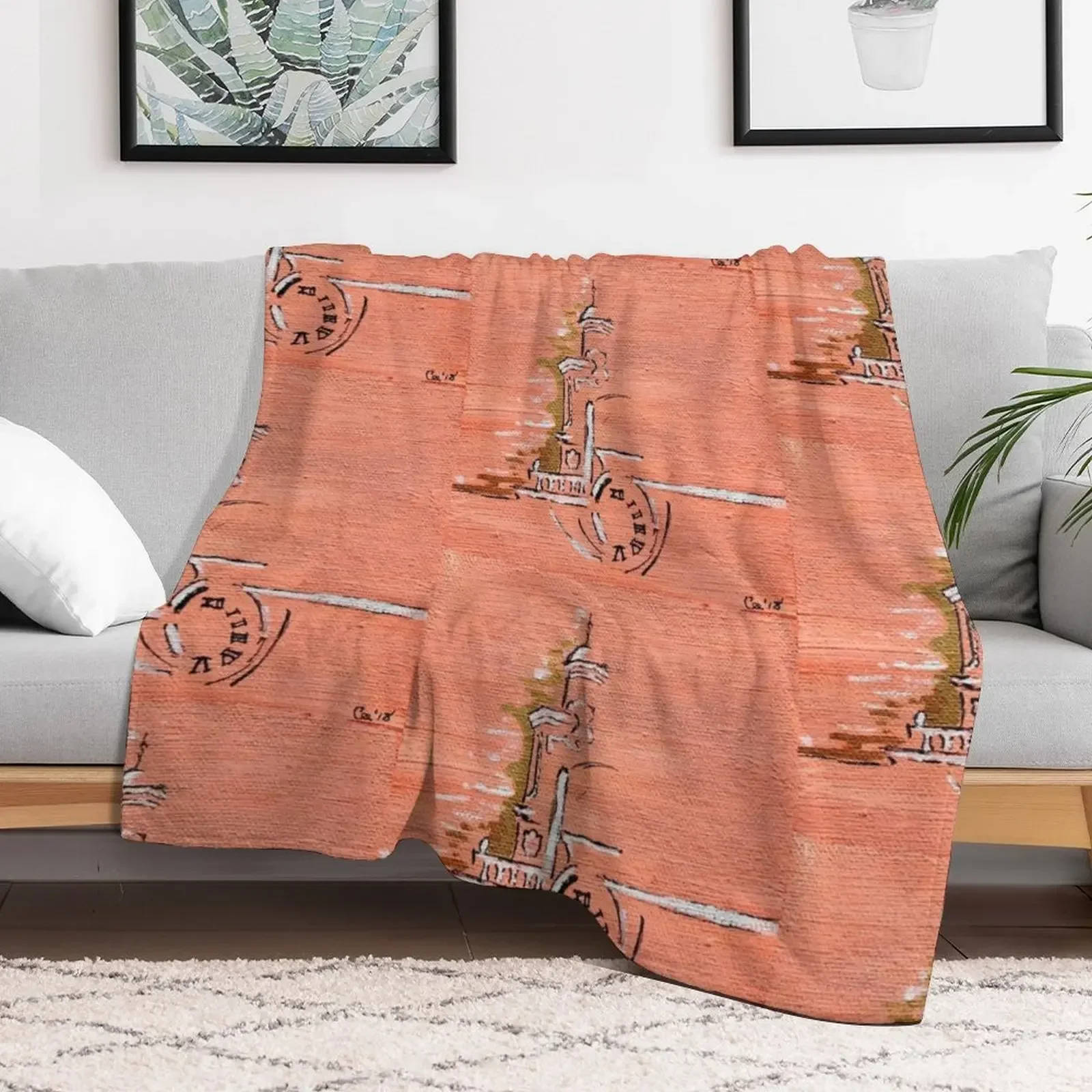 Casa Bonita Throw Blanket Bed linens Thermals For Travel Blankets