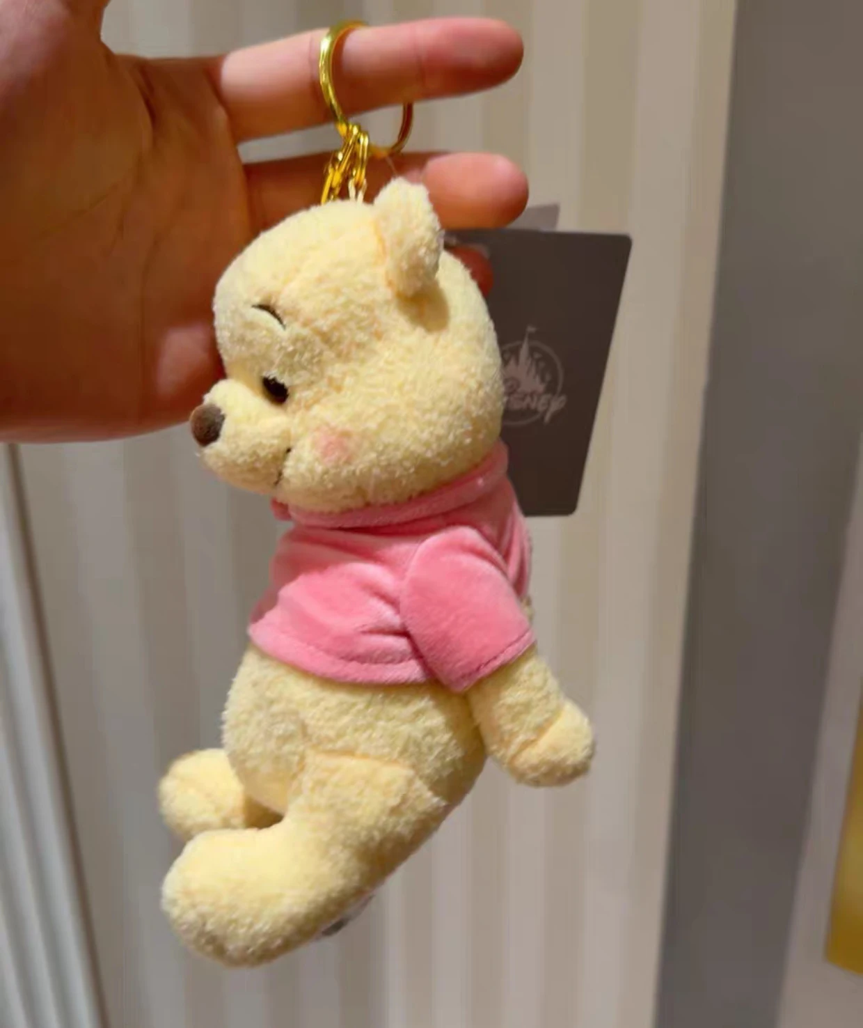 Disney authentic 2025 winnie the pooh daydreaming plush keychain doll