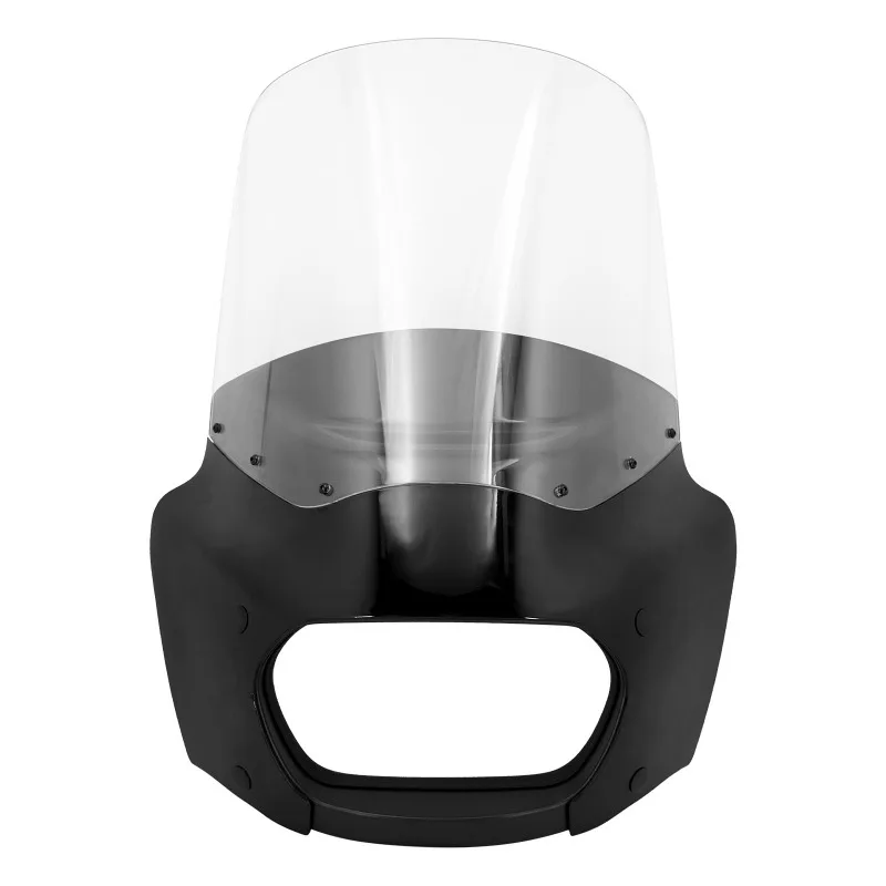 

15" Raised Windshield Fairing, Flow Guide Cover, Fit for 2018+ Harley Softail Fat Bob, Motorcycle Modification Parts