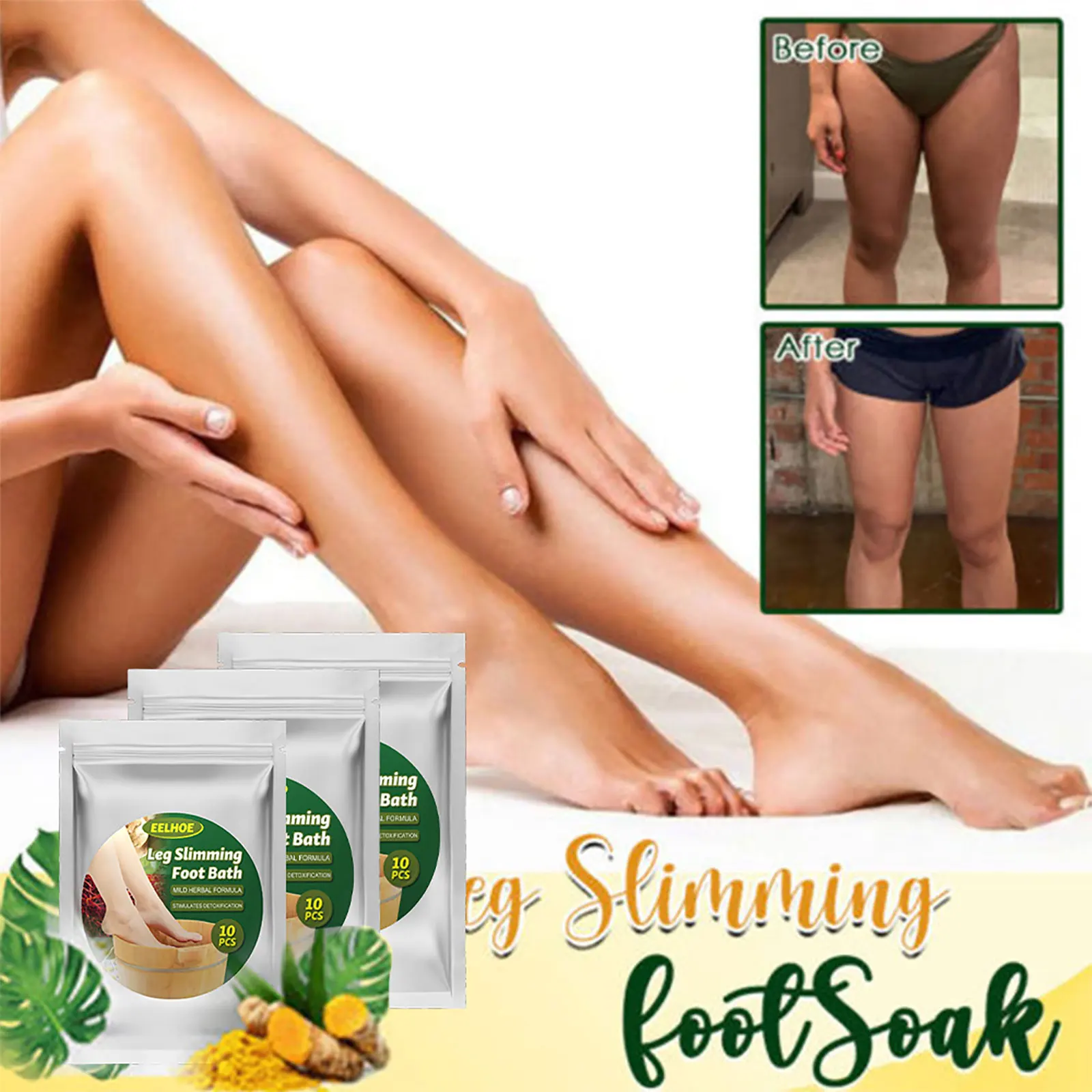 10/20/30pcs Detox Foot Bath Bag Ginger Soaking Bag Detox Health Care Slimming Foot Bath Pedicure Spa for Foot Bath - view 4