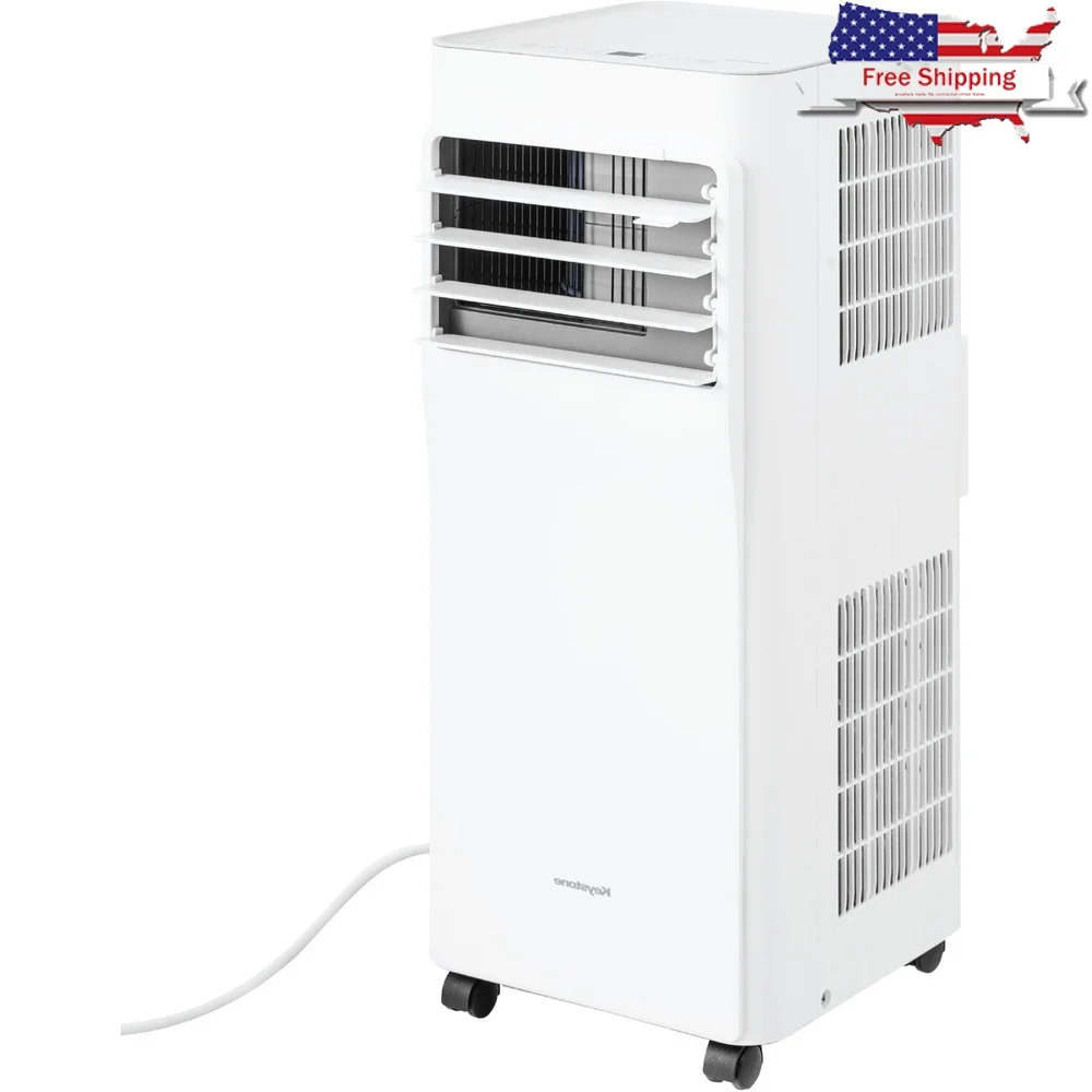 Aire acondicionado portátil 8500 BTU ASHRAE 5000 BTU DOE Deshumidificador con control remoto 200 pies cuadrados Ruedas giratorias con temporizador de bajo consumo