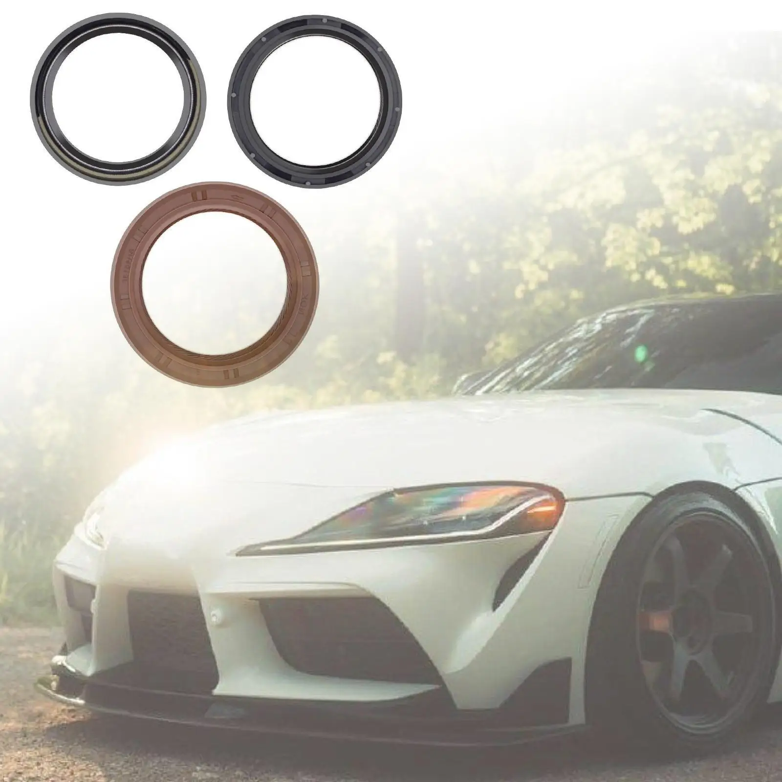 

Premium Plastic Rubber Crankshaft Cam Seals Kit for Toyota for supra Lexus GS300 SC300 IS300 Engine Replacement Parts