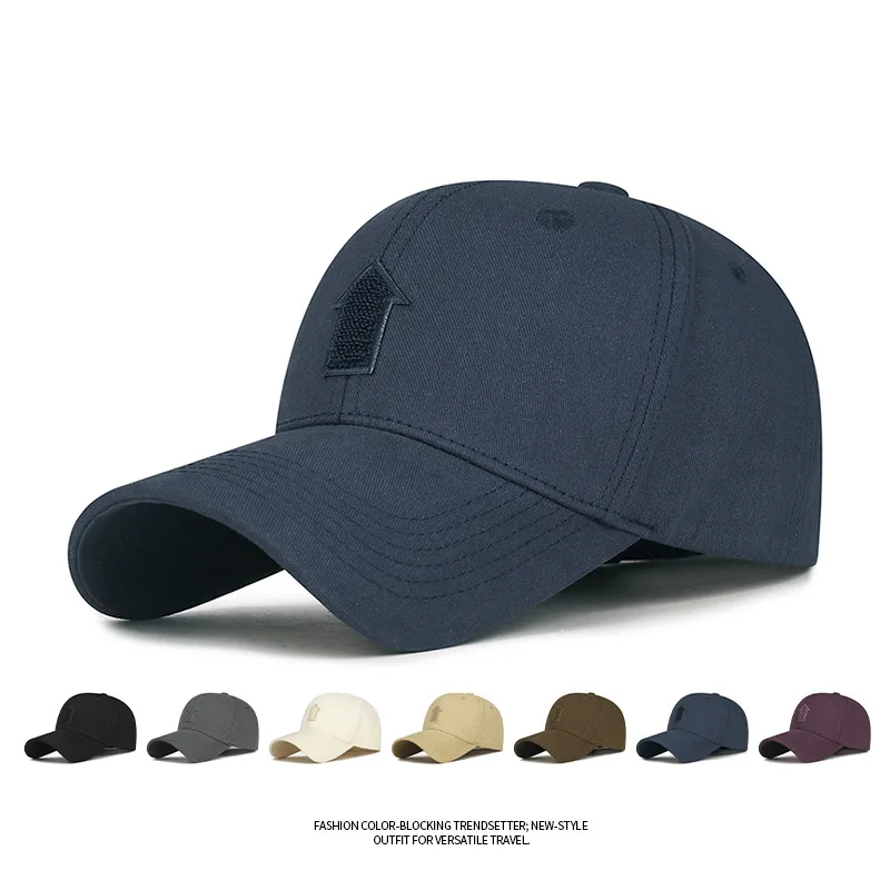 Four Seasons Men And Women's High-End Arrow Logo Sun Protection Baseball Caps Structured Couples' Versatile Adjustable Visors