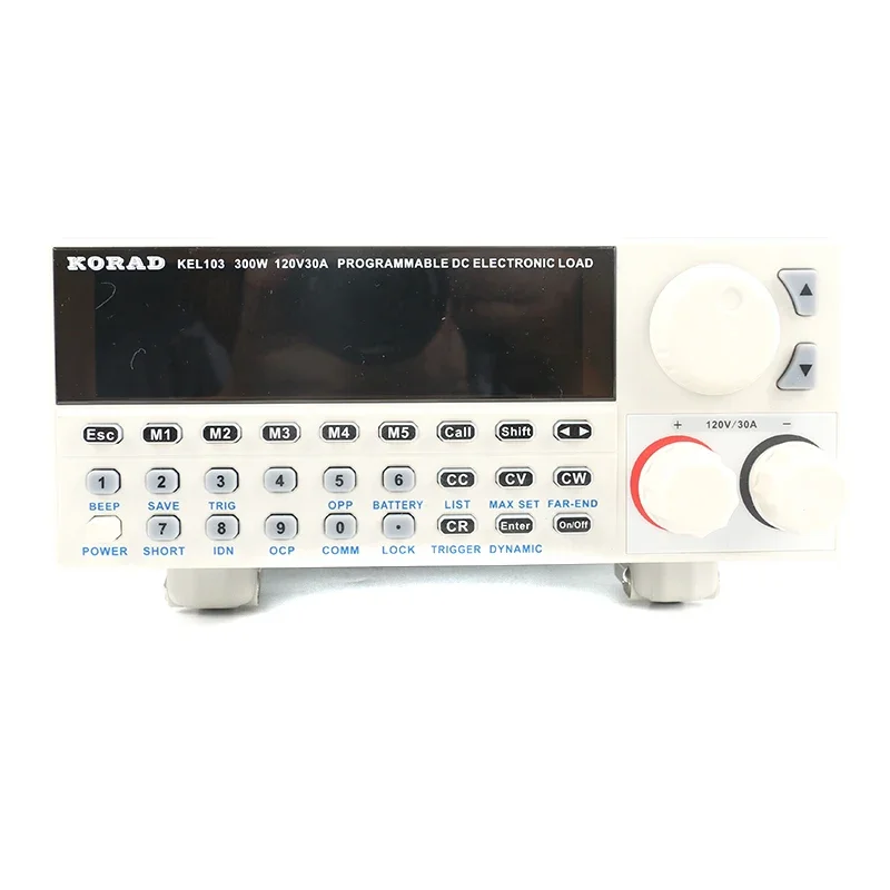 KORAD KEL103 102 Programming Digital DC Electronic Load Tester 300W/150W 120V 30A RS232 USB LAN Connect 0.1mA 0.1mV 110V/220V