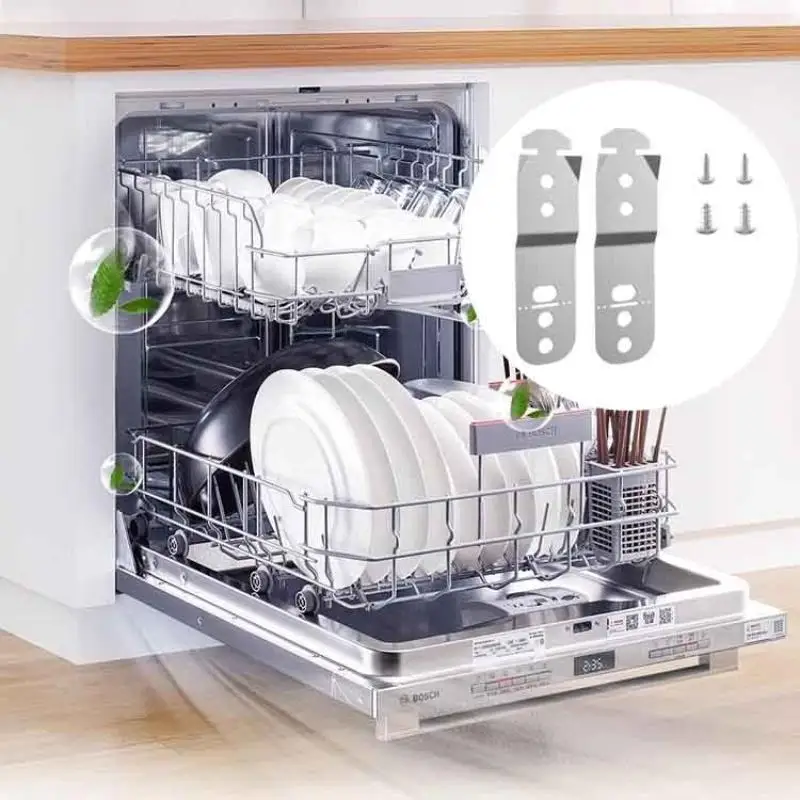 1/2/4/6Pcs Dishwasher Mounting Bracket AP4538351/ 00605007/006 Rustproof Commercial Grade Easy To Install Accsessories