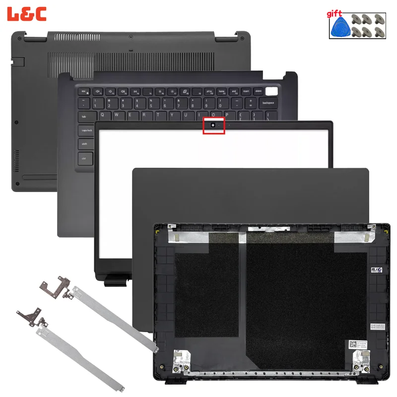 

Для ноутбука Latitude 3410 E3410 L3410, задняя крышка ЖК-дисплея, верхняя крышка, передняя панель, клавиатура США/BR/LA/RU, упор для рук, нижняя часть корпуса, компьютерные детали