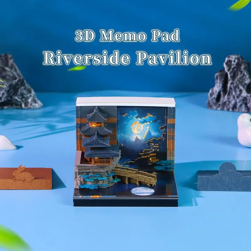 LED Illuminate Desk Calendar 2027 with 3D Tear-away for Active Planning at Work and Home