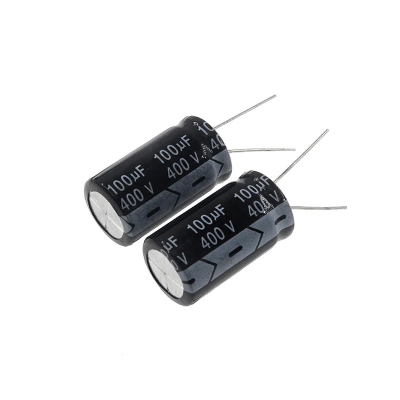 5pcs 400V 100uF 400Volt 100MFD Aluminum Electrolytic Capacitor 16*30mm Radial 100mf400v 100uf400v 400v100mf 400v100uf