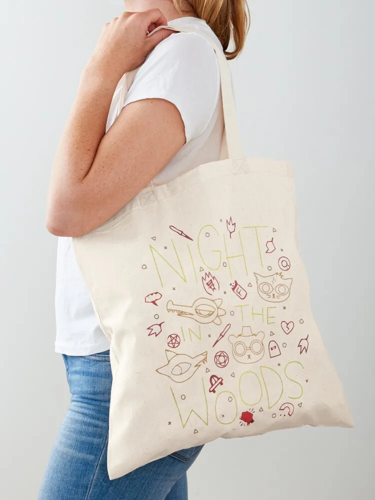 Night in The Woods Tote Bag shoping bag Women's bag Gift bags Shopper Canvas Tote