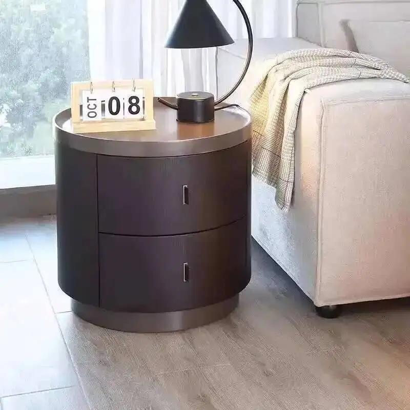 

Nightstand Nordic Italian Minimalist Modern Drawer Aesthetic Bedside Table Luxury European Mesitaa De Noche Bedroom Furniture