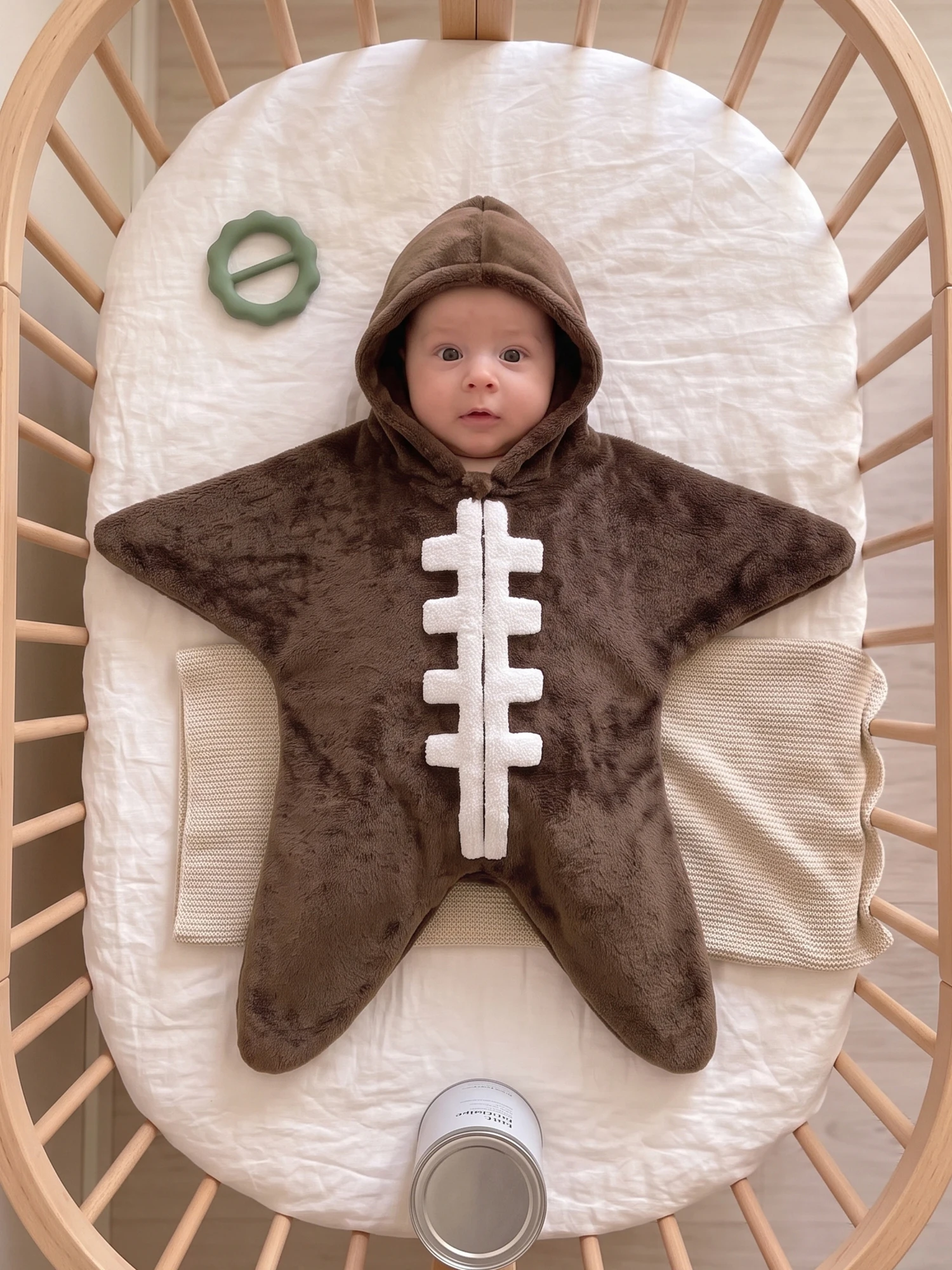 Baby Football Newborn Shape Sleep Costume Star Star Football Costume Star Newborn Baby Football