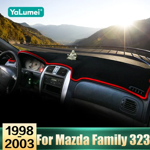 Imagen 1 del producto Cubre Tablero para Mazda Familia 323 BJ 1998 1999 2000 2001 2002 2003, Alfombrilla Antideslizante para el Tablero, Protector Solar, Accesorios