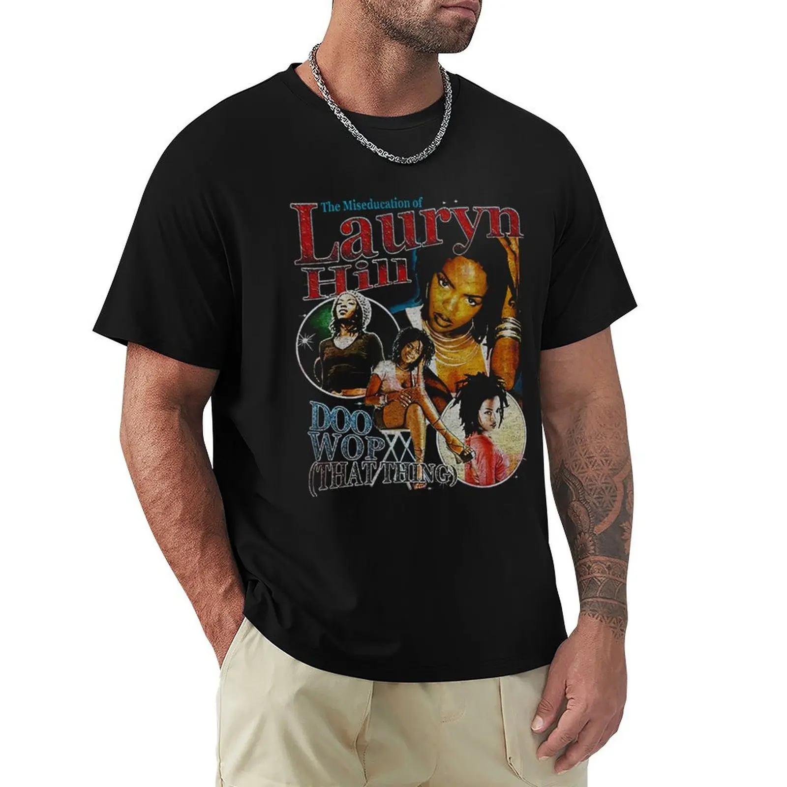 

Lauryn Hill The Famous T-Shirt topping Aesthetic clothing oversized t shirts for men