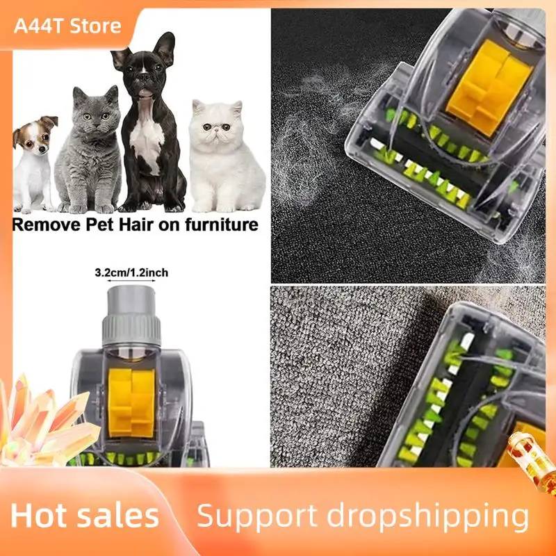 A44T Vacs Hoses فرشاة توربو مدفوعة بالهواء 1-1/4 في فوهة المكنسة الكهربائية متوافقة مع معظم الموديلات