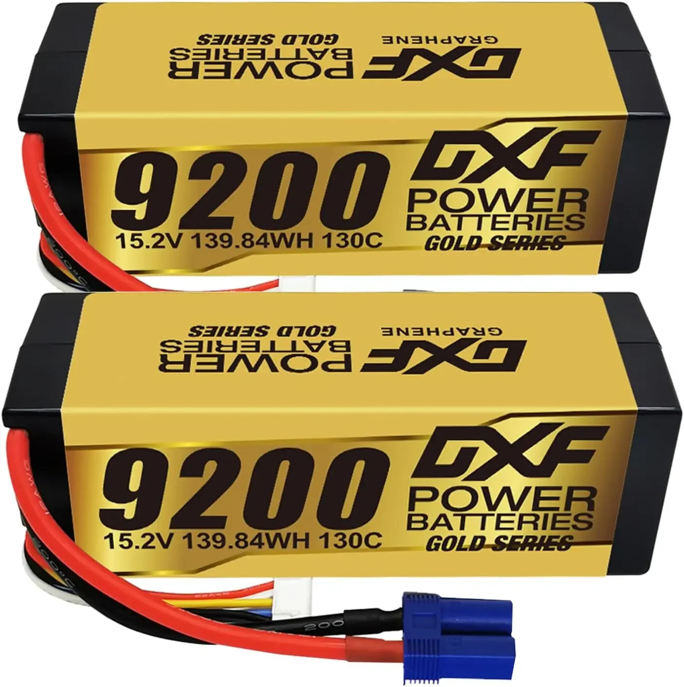 

DXF 4S Lipo Батарея 15,2 В 130C 9200 мАч Lipo Батарея с разъемом EC5 Жесткий корпус Батарея для радиоуправляемого автомобиля Лодка Грузовик Самолет БПЛА RACING