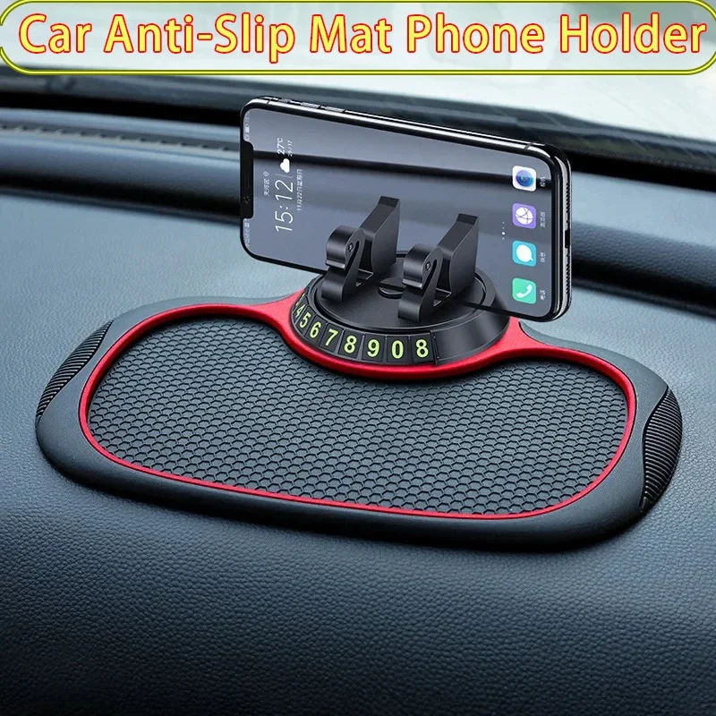 Multi-Functional Car Anti-Slip Mat Auto Phone Holder Non Slip Sticky Anti Slide Dash Phone Mount Silicone Dashboard Car Pad Mat