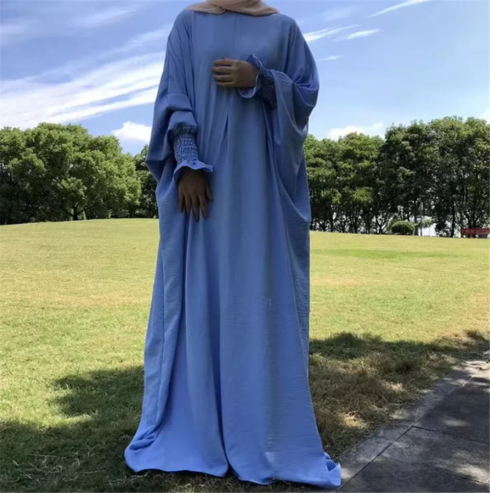 

Modest Abaya for Women Muslim Ramadan Eid Prayer Dress Turkey Kaftan Islam Arab Robe Dubai Kaftan Femme Musulmane Clothes Kebaya