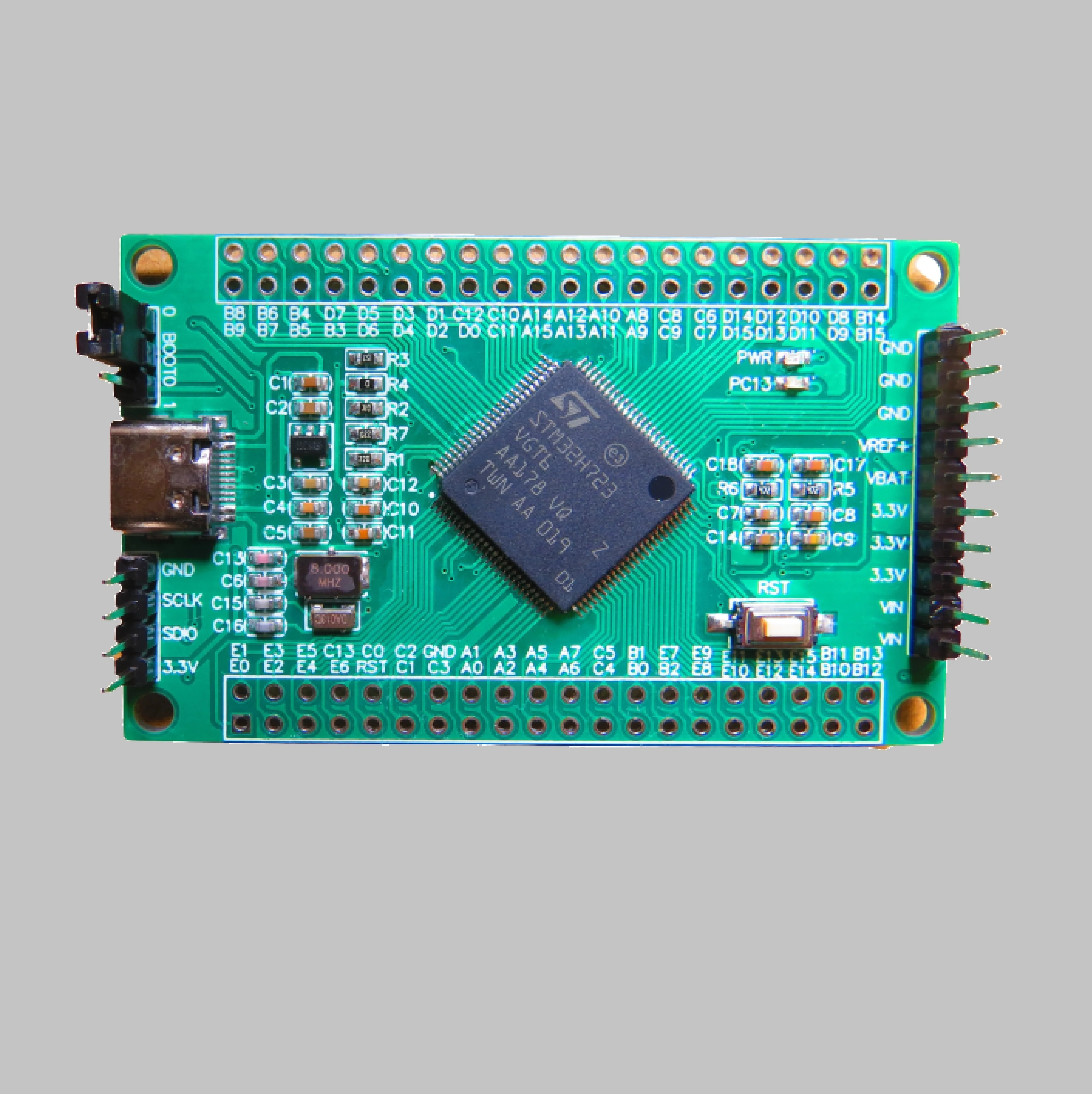 STM32H723VGT6 Microcontroller H7 Core Board High-capacity New Product Development 100PIN Evaluation Board