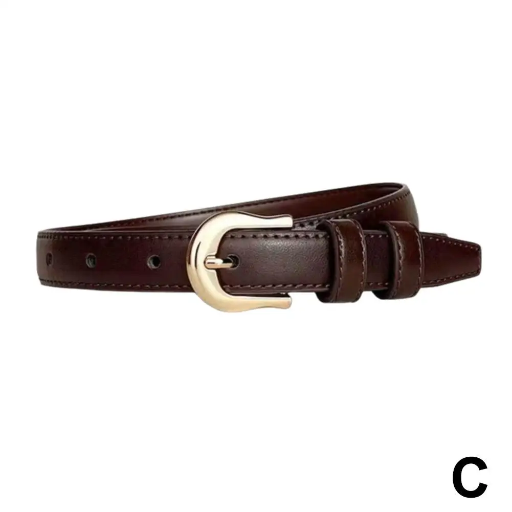 Ceinture Rétro Polyvalente pour Femme, Nouveau Style Foule, Petit Jean, Fermeture, A8W2