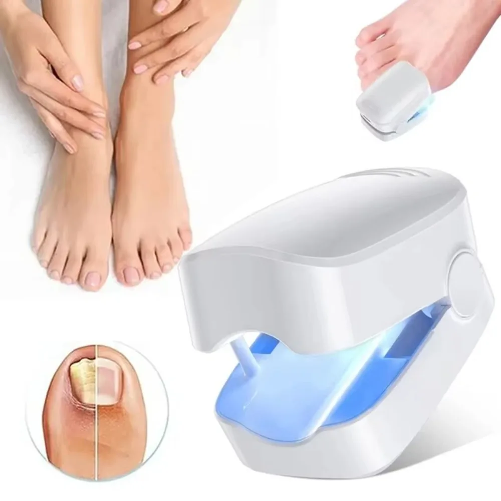 Nail Fungus Treatment Nail Assist Tool Cleaning Onychomycosis 910nm Infrared Ligh LED Laser Device USB Charge 470nm Blue Light