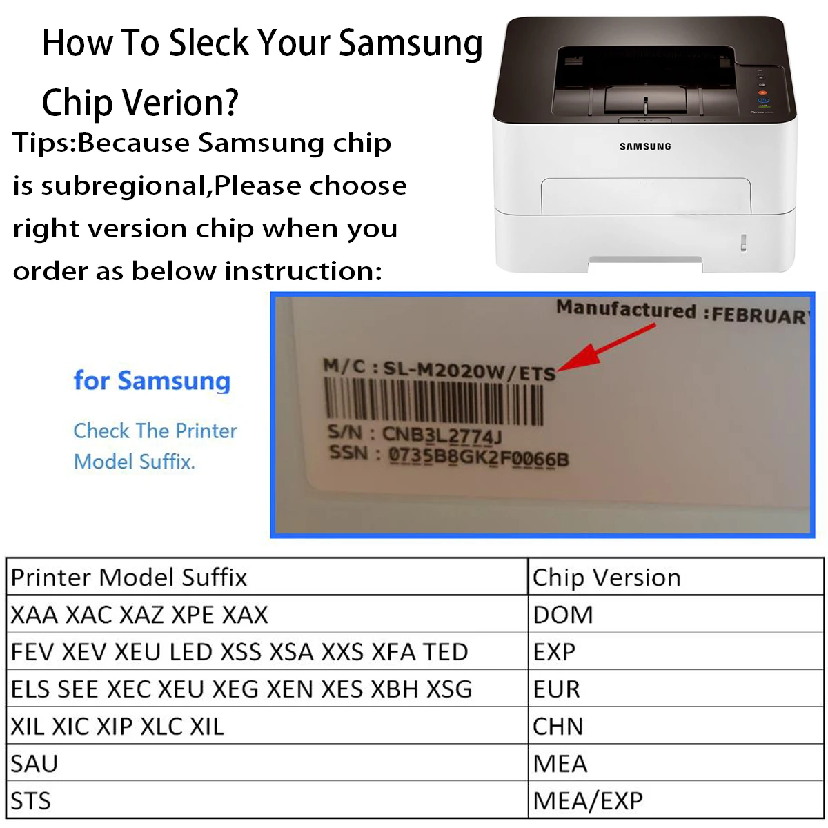 Samsung SCX6545N SCX6555N SCX6555NG SCX6555NX SCX6545 SCX6555 SCXD6555A SCXD6555 SCX6555A SCX D6555A D6555 6555A için Toner çip