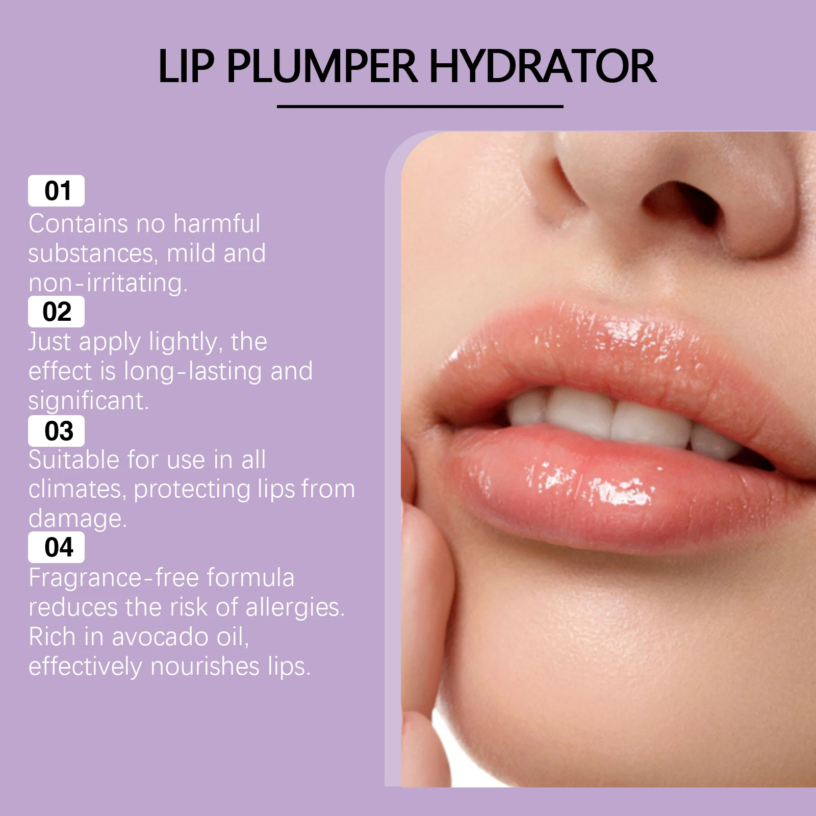 Moisturizing Lip Plumper Antiwrinkle Nourishing Sexy Lip Care Ultimate Plumping Lip Gloss Serum Cosmetic Hydrating Balm