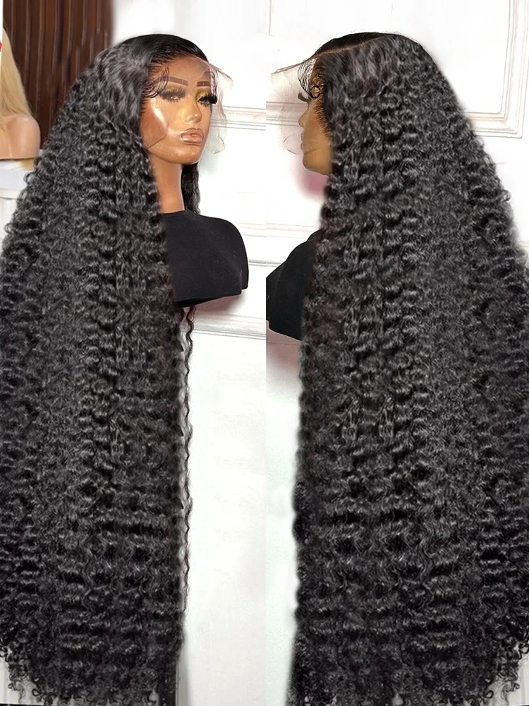 250% Water Wave 13x6 Lace Front Wig Loose 13X4 HD Deep Wave Lace Frontal Curly Wig Human Hair