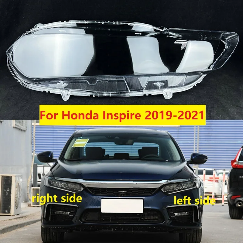 

Чехол для передней фары для Honda Inspire 2019 2020 2021, Прозрачный Абажур для передней фары, оргстеклопластик, Оригинальный чехол для лампы