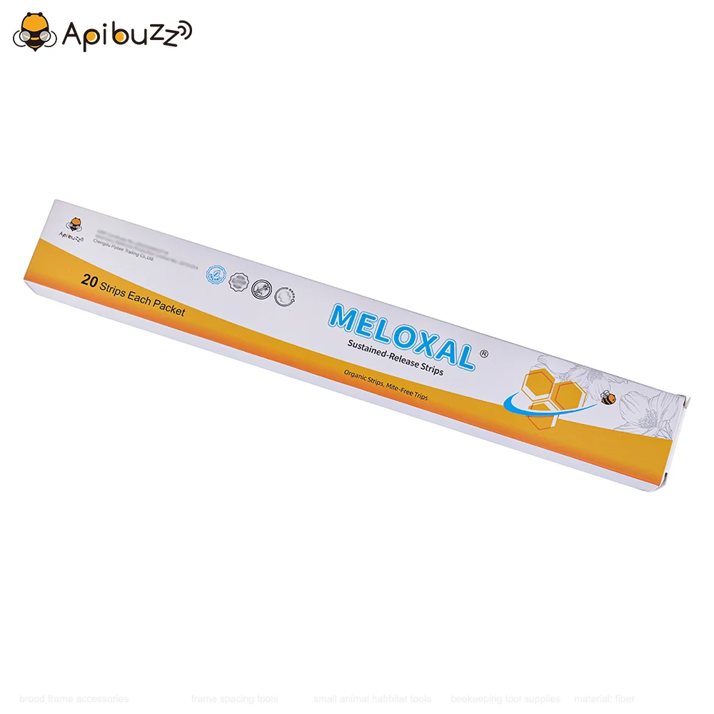 Meloxal strips | Beekeeping tools of oxalic acid - Apiary Seasonal broodless bee colony equipment - Pet habitat accessory varroa