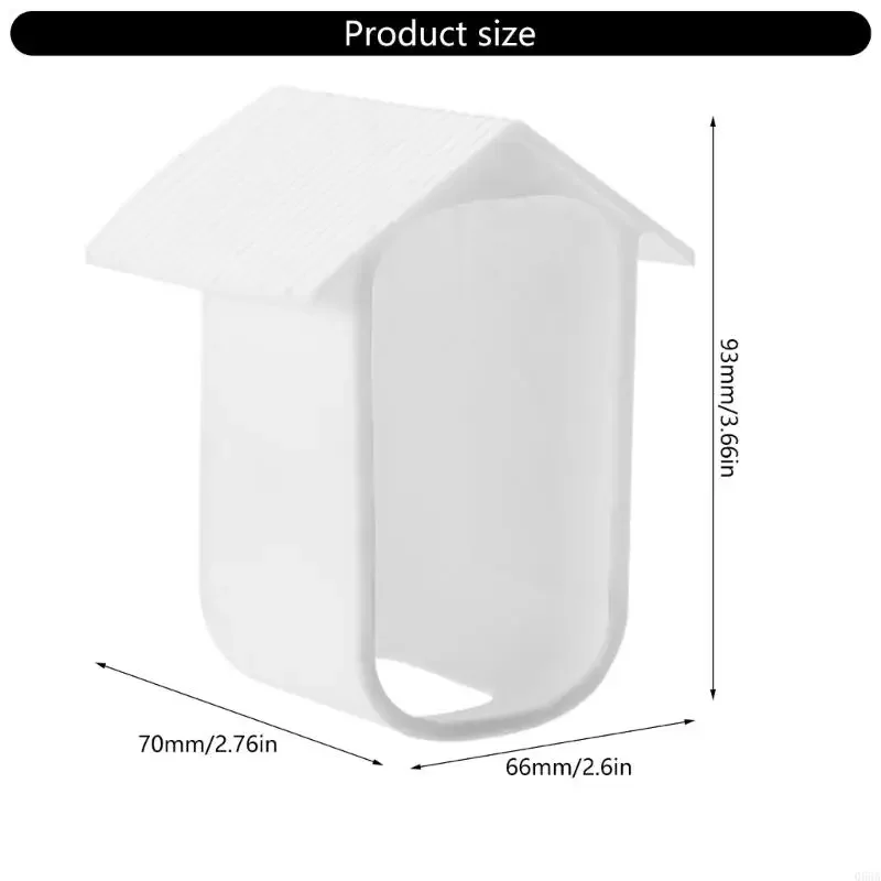 Силиконовый защитный защитный защитный щит для наблюдения за камерами безопасности Eufycam 2C с водонепроницаемыми и пыльными