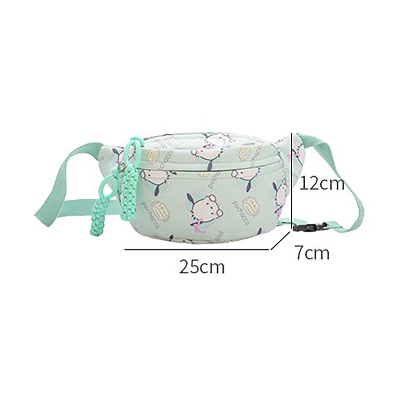 Sanrio Brusttasche Cartoon Kuromi meine Melodie Umhängetasche Kinder handtaschen Geldbörse lässig Einkaufstasche Münz beutel Rucksack