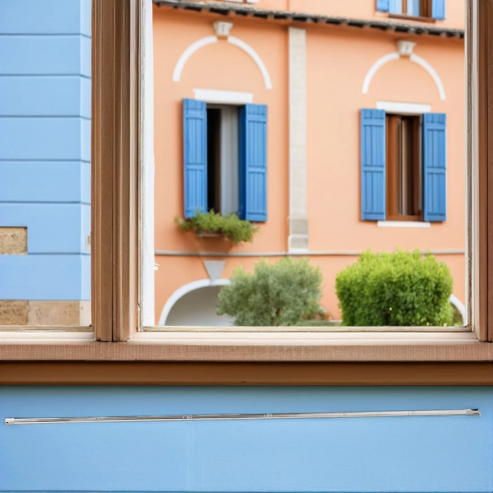 

Privacy Curtain Draw Rod Stainless Steel Adjustable Window Opener For School Kitchen Bedroom Awning Blind Control Remote