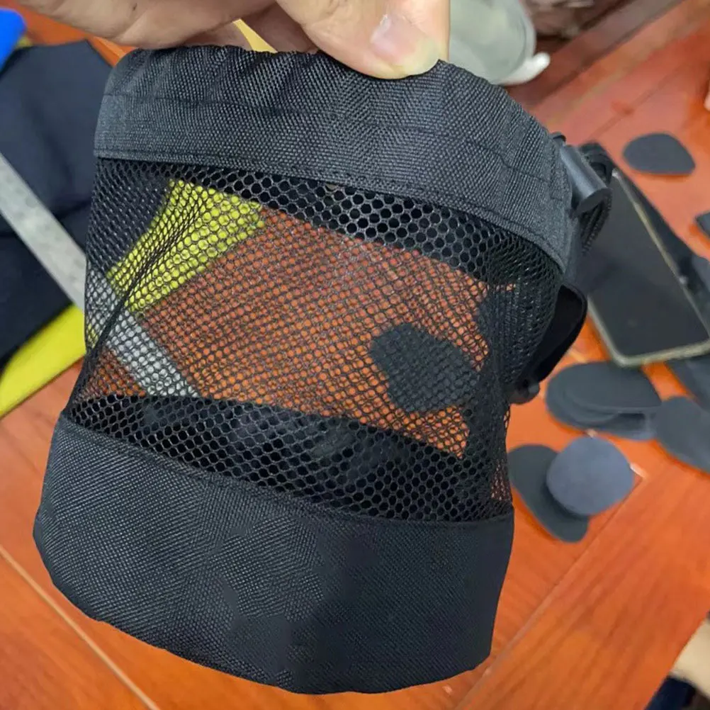 

Tennis Ball Waist Bag Mesh Storage Bag Durable Nylon Golf Ball Pouch Large Capacity Breathable Organizer Buckle Hook