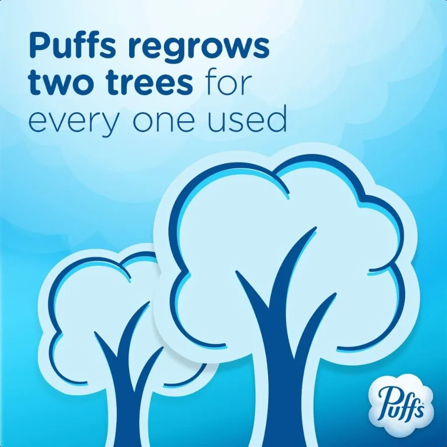لوشن Puffs Plus مع مناديل الوجه Vicks 4 مكعبات 48 مناديل لكل صندوق 192 مناديل